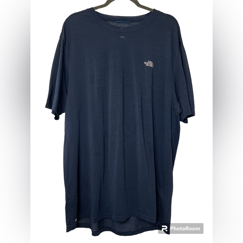 The North Face Vaporwick Thin Athletic Navy Blue T-shirt Size XL